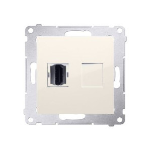 SIMON54 Gniazdo HDMI (moduł); krem