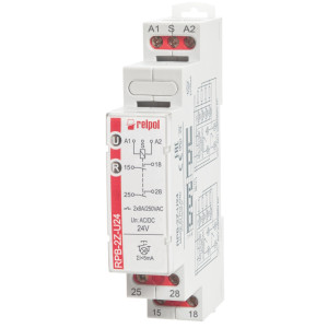 Przekaźnik bistabilny 2Z 8A 24VAC/DC, RPB-2Z-U24; 864385 RELPOL