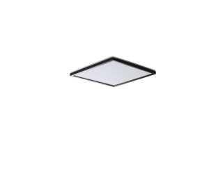 AZPO LED 17,5W-NW-L-B oprawa IP54, plafoniera LED 17,5W 1750lm 4000K kwadrat, czarna