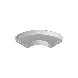 Kolanko korytka 90 stopni szerokość 100mm wysokość 42mm, grubość blachy 1,0mm, KKPJ100H42; 140214 BAKS