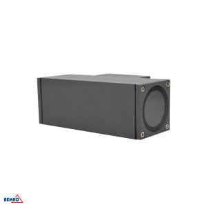 OPRAWA ELEWACYJNA VALIT 2xGU10 IP65 160X60X88 KINKIET GRAFIT; C25-EL2-K-2GU10-GR, BEMKO