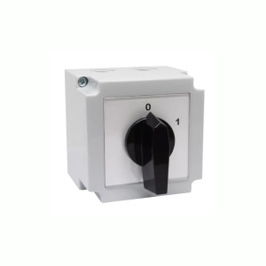 Łącznik krzywkowy 63A 3-biegunowy 0-1 w obudowie IP55 4G63-10-PK; 63-840306-051, APATOR