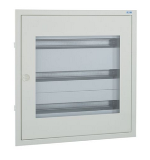 Rozdzielnica modułowa podtynkowa 3x24M /72M, IP30, drzwi transparentne, BF-UT-3/72-P; 289133, EATON ELECTRIC