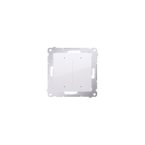 SIMON54 Sterownik przyciskowy oświetleniowy - 2 wyjścia 5A, sterowany smartfonem [WiFi]; 230V (moduł); biały