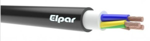 Kabel bezhalogenowy N2XH-J 5x6,0 RE B2ca 0,6/1kV energetyczny i sterowniczy, czarny; ELPAR