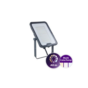 Naświetlacz LED 65W all-in-one /wszystko w jednym, 7000lm /7350lm, przełącznik barwy światła: 3000K /4000K /6500K, asymetryczna, BVP167 LED73/830_40_65 DOB 65W AWB; PHILIPS