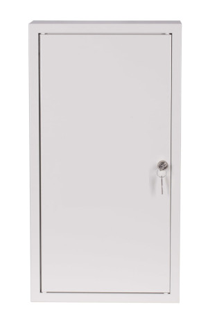 Szafka licznikowa natynkowa 1-licznikowa 3-fazowy Licznik elektroniczny 12 modułów IP31 310x580x130 Biała z zamkiem NRL 12E Z; 4-284E SABAJ-SYSTEM