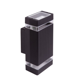 Oprawa elewacyjna OE-3C 2xGU10 IP54 CZARNA