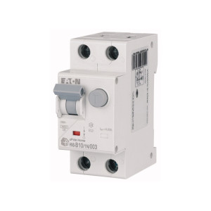 Wyłącznik różnicowo-nadprądowy 2P B 10A 0,03A, 30mA typ AC; HNB-B10/1N/003, 195119 Eaton ELECTRIC