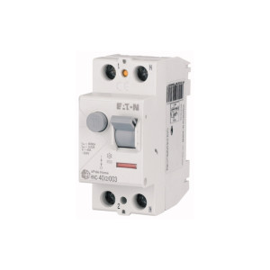 Wyłącznik różnicowoprądowy 2P 40A 0,03A, 30mA, 6kA, typ AC, HNC-40/2/003; EATON ELECTRIC