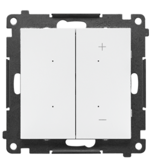 SIMON55 GO Ściemniacz do pasków LED-owych 12-24 V [Wi-Fi] - DIMMER W, (moduł), biały mat