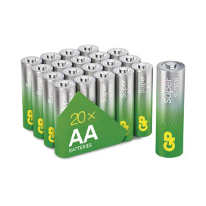 Bateria alkaliczna SUPER; AA / LR6; 1,5V, sh20szt.; B0120L, GP BATTERIES