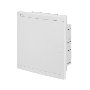 Rozdzielnica multimedialna podtynkowa IP40, wymiary: 310x350x102mm (odpowiada RP2x12M); zestaw: płyta perferowana, patchpanel, gniazdo 2P+Z 16A, N+PE; biały ELEGANT; 2435-20 ELEKTRO-PLAST NAS