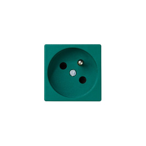 Gniazdo K45 z uziemieniem 16A/230V~, zielone