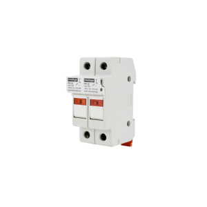 Podstawa Bezpiecznikowa 2-polowa Do Wkładek 10x38 1000v Dc Max. 32a Z Kontrolką Schelinger