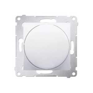 SIMON54 Ściemniacz naciskowo-obrotowy (moduł) 20–500 W; biały