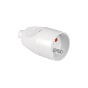 Wtyczka żeńska 230v 2P+Z 16A rozbieralne, GN-171 BIAŁY; T-10462, PLASTROL