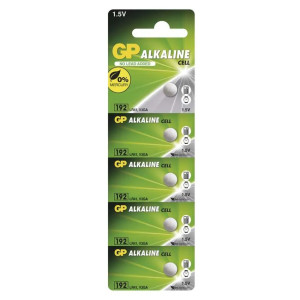 Bateria alkaliczna guzikowa 192F (LR41) 5BL; B13925, GP BATTERIES