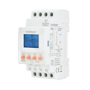 Programator czasowy elektroniczny 7D, 2M TH35; A26-TPE2, SCHELINGER