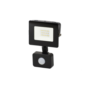 Naświetlacz Led Smd Kastel 10w 4000k 900lm Ip65 Czarny Cz. Pir