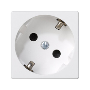 Gniazdo K45 schuko 16A/230V~; czysta bie