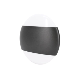Oprawa Elewacyjna Valant 10w 4000k 850lm Ip65 160x56mm Okragła Grafit
