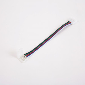 Złączka LED RGBW 12mm dwustronna z przewodem