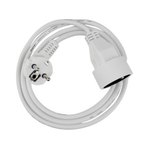 Przedłużacz 1 gniazdo 1.5m z/u 3x1.0mm2 BIAŁY