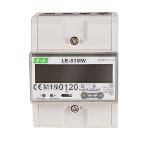 Dwutaryfowy licznik energii elektrycznej, 3-fazowy, 2-kierunkowy z Modbus RTU, do pomairu bezpośredniego