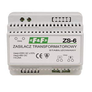 Zasilacz stabilizowany 48V DC 0,25A ZS-6