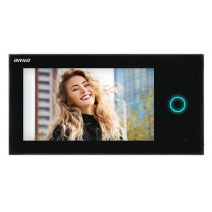Wideo monitor bezsłuchawkowy, kolorowy, LCD 7", dotykowy, WI-FI, do zestawu APPOS, otwieranie bramy, czarny; OR-VID-WI-1068PMV, ORNO