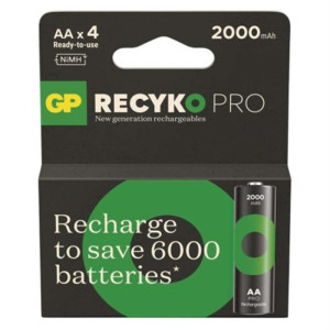 Akumulatorek ReCyko Pro AA (HR6) 4PP /*MPP; B26204, GP BATTERIES
