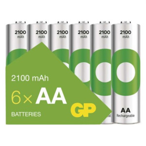 Akumulatorek ReCyko 2100 AA (HR6) 6PP /*MPP; B2521V, GP BATTERIES