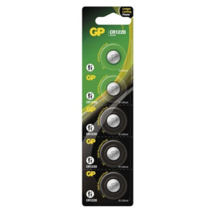Bateria litowa guzikowa CR1220 5BL; B1520, GP BATTERIES