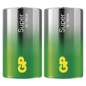 Bateria alkaliczna SUPER D (LR20) 2SH, 2szt; B01402, GP BATTERIES
