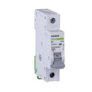 Wyłącznik nadprądowy 1P B 6A 6kA, Ex9BN 1P B6, 100004, NOARK ELECTRIC