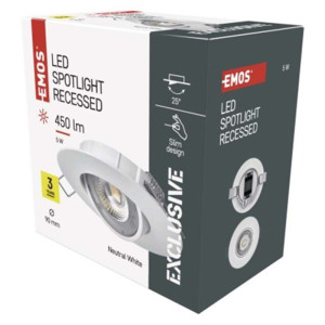 Oczko LED SIMMI 5W neutralna biel, biały