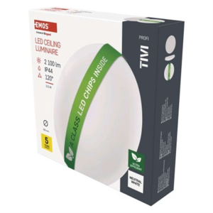 Oprawa sufitowa LED TIVI, A CLASS, okrągła biała 12,5W, IP44, Neutralna biel