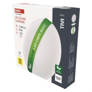 Oprawa sufitowa LED TIVI, A CLASS, okrągła biała 11W, IP44, Neutralna biel
