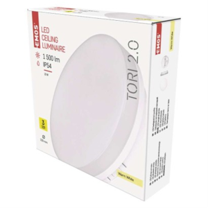 Oprawa LED okrągła Tori 15W IP54 ciepła biel