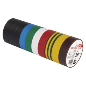 Taśma izolacyjna PVC 19mm / 20m mix