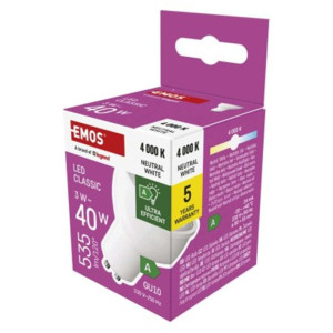 Żarówka LED Classic MR16 A CLASS/ GU10 / 3 W (40 W) / 535 lm / neutralna biel