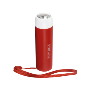 Akumulatorowa latarka LED ATOM LED 1W RED