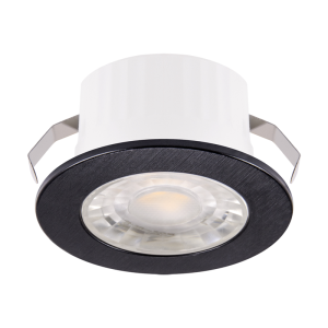 Sufitowa oprawa wpuszczana FIN LED C 3W BLACK NW