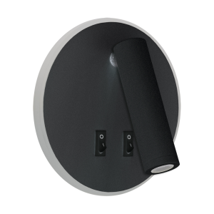 Kinket do sypialni OTELLO LED C 6W+3W BLACK