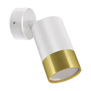Oprawa ścienno-sufitowa PUZON SPT GU10 WHITE/GOLDEN