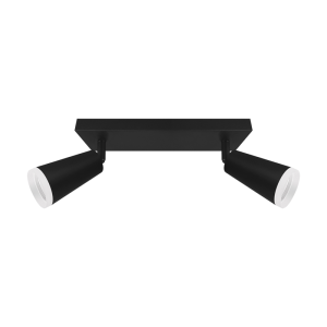 Oprawa ścienno-sufitowa SANA GU10 2L BLACK
