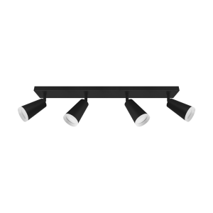 Oprawa ścienno-sufitowa SANA GU10 4L BLACK