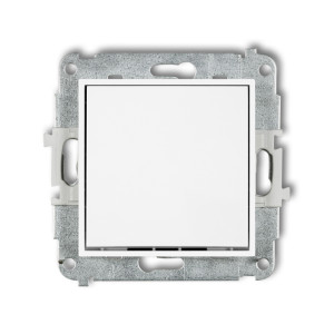 ICON Łącznik jednobiegunowy 10A 250V, moduł, biały mat; 25IWP-1 KARLIK