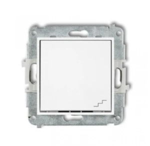 ICON Łącznik schodowy 10A 250V, moduł, biały mat; 25IWP-3 KARLIK